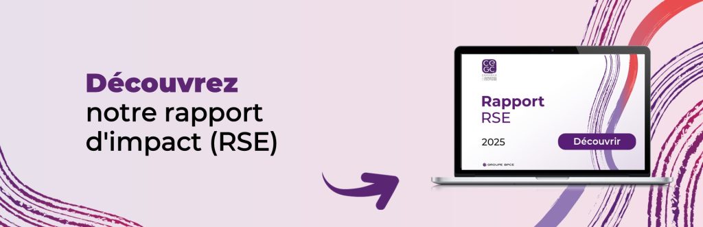 Bannière, rapport d'impact (RSE)
